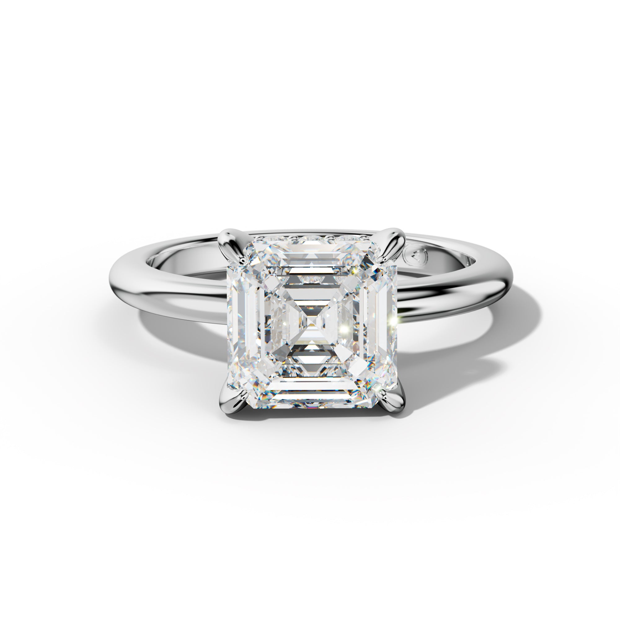 Natalie Asscher Cut Diamond Engagement Ring
